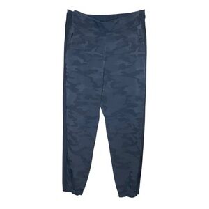 Athleta Brooklyn Textured Jogger Camo Navy 6P